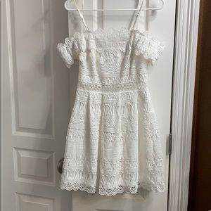 Super cute white off the shoulder dress